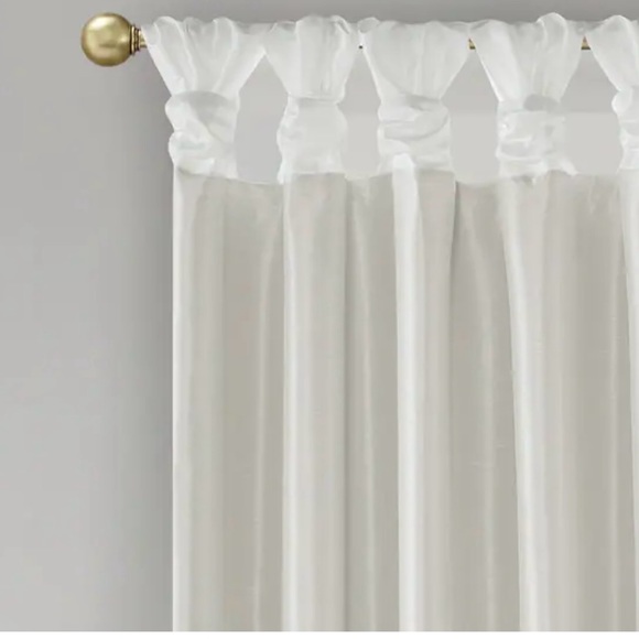 Madison Park Natalie Twist Tab Total Blackout Window Curtain Panel 50x84 4Panels - Picture 3 of 10